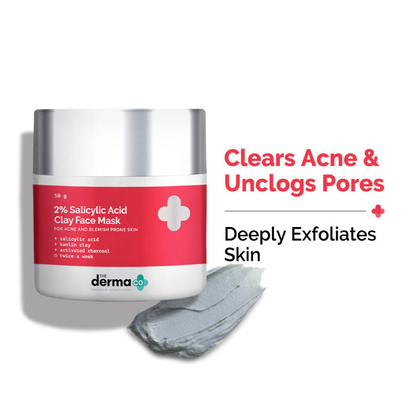 The Derma Co 2% Salicylic Face Mask For Acne & Blemish Prone Skin
