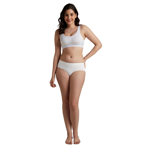 Buy Amante White Non Padded Non-Wired Easy Slip-On Cami Bra Online