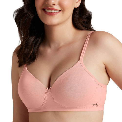 Amante Pink Padded Non-Wired Simply Soft T-Shirt Bra (32B)