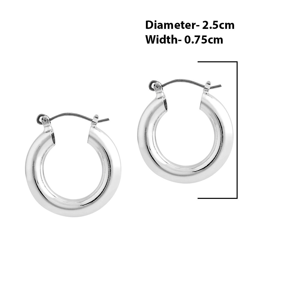 Toniq Classic Gold Hoop Huggies Earrings For Women Buy Toniq Classic