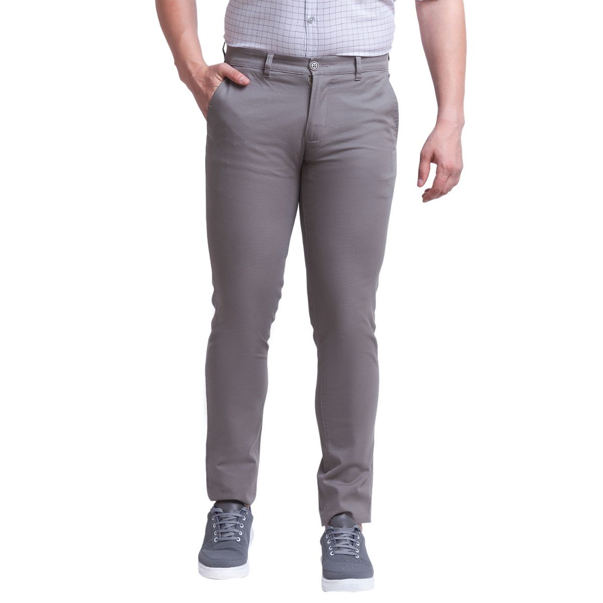 Parx Men Tapered Fit Mid-Rise Trousers - Price History