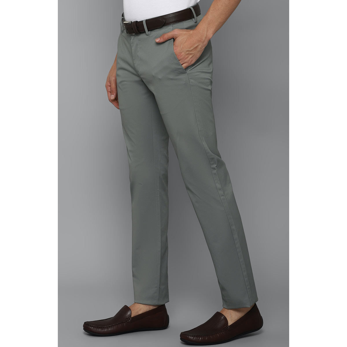 Buy Allen Solly Formal Trousers & Hight Waist Pants - Men | FASHIOLA INDIA