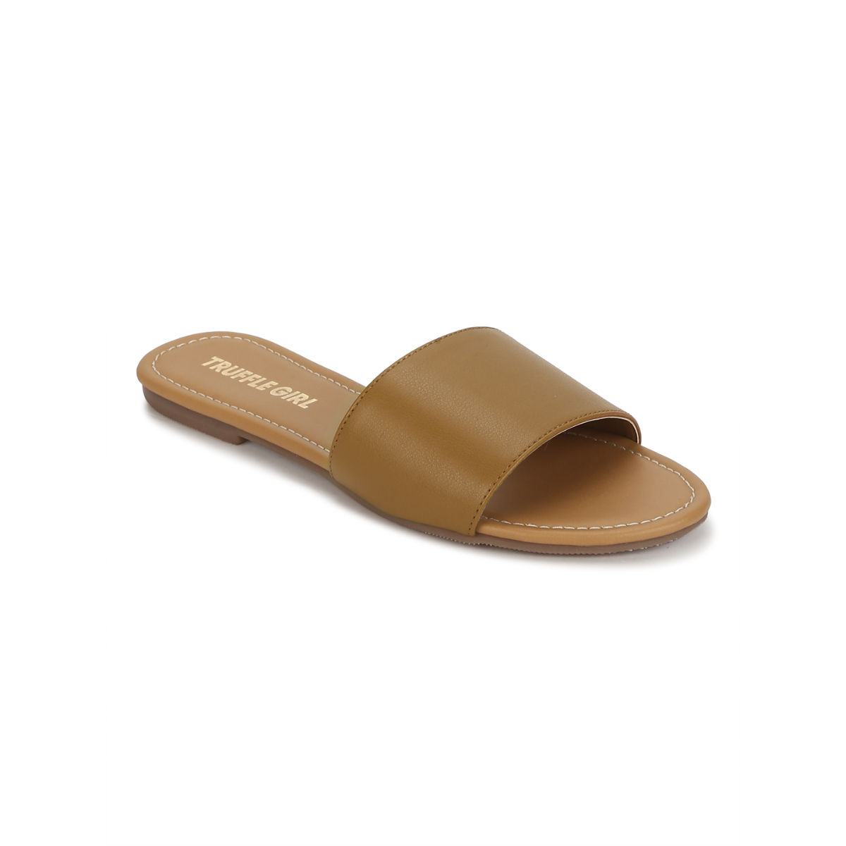 Girls Leather Plagette Oto Sandals in Camel | Childsplay Clothing