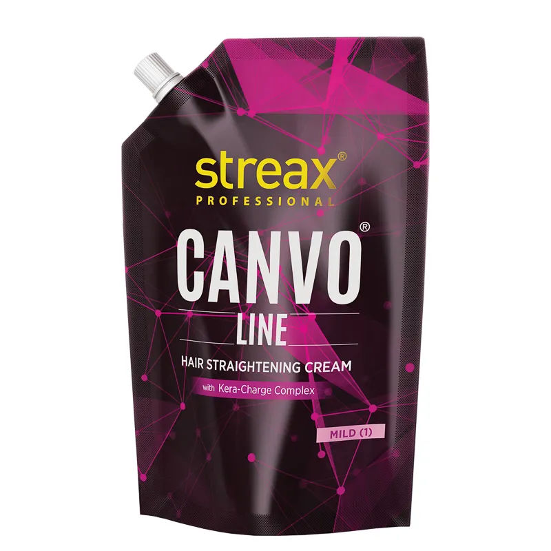 Streax Professional Canvoline Hair Straightening Cream Mild: Buy Streax  Professional Canvoline Hair Straightening Cream Mild Online at Best Price  in India | Nykaa