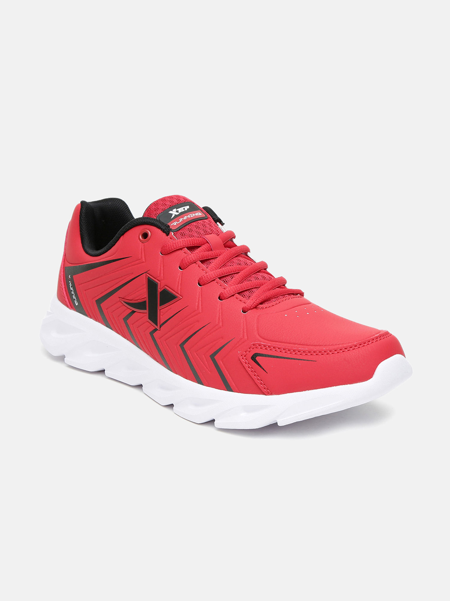 XTEP Red Solid Running Shoes - EURO 44