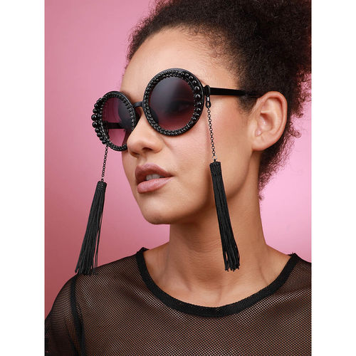 SOHI Womens Glam Black Lens Sunglasses