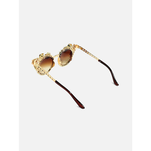 Buy SOHI Womens Chic Bling Shades Elevate Your Style Brown  display picture 1