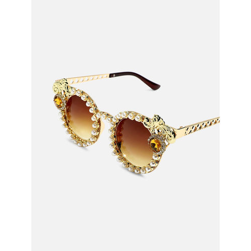 Buy SOHI Womens Chic Bling Shades Elevate Your Style Brown Lens