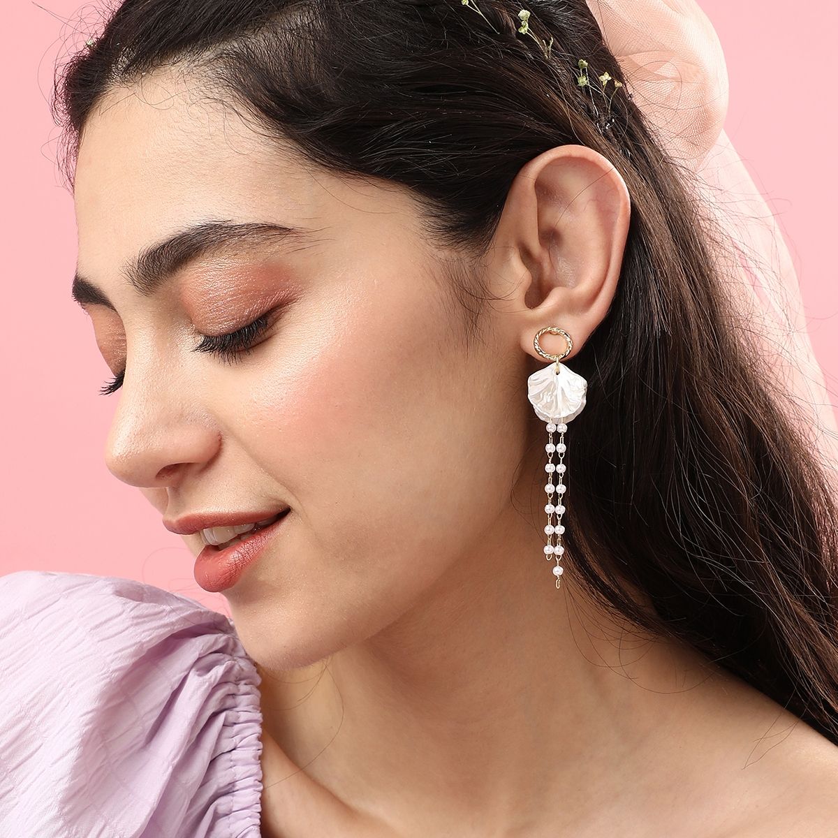Buy Online Black Casual Earrings for Women  Girls at Best Prices in Biba  India WRJHEAR000008AW20BL