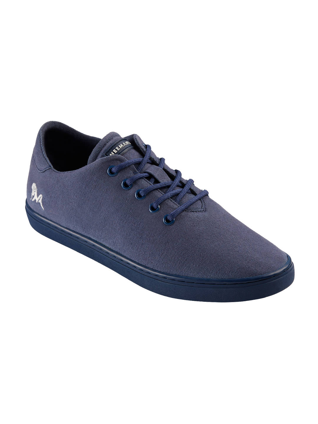 Buy Neemans Cotton Classic Unisex Marine Blue Sneakers Online