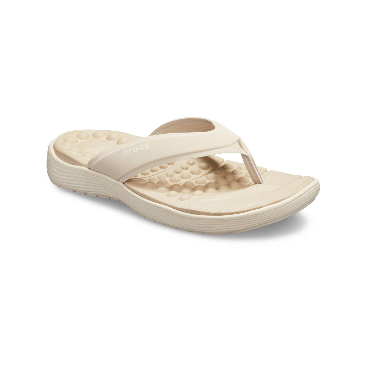 Crocs Beige Reviva Women Flipflops Buy Crocs Beige Reviva Women