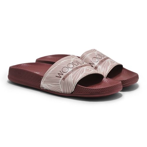 WOODLAND Women's Maroon Sliders (UK-4) - Main Image