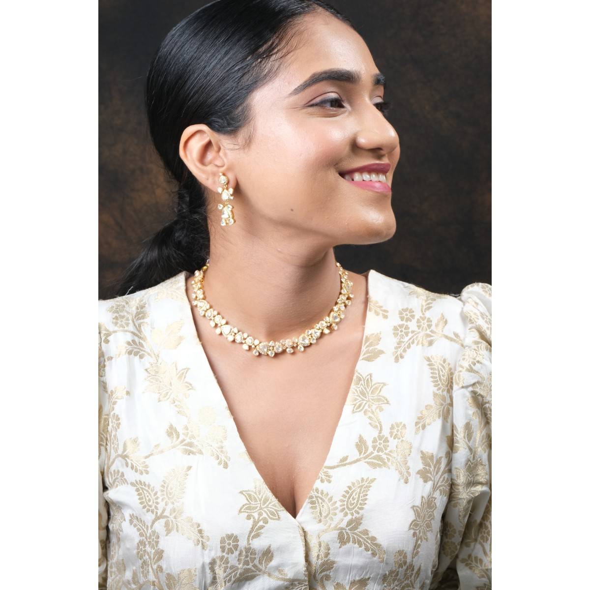 Sica Jewellery Zaahra Necklace with Earrings (Set of 2)