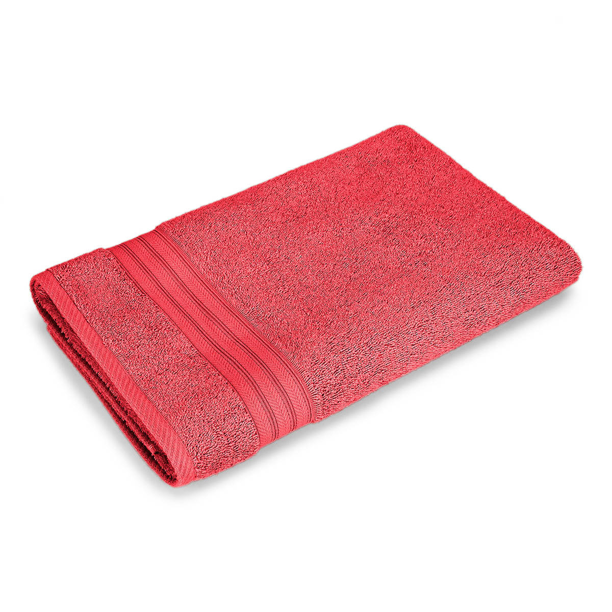 Layers Be Bold 100% Cotton 450 GSM Pink Solid Bath Towel