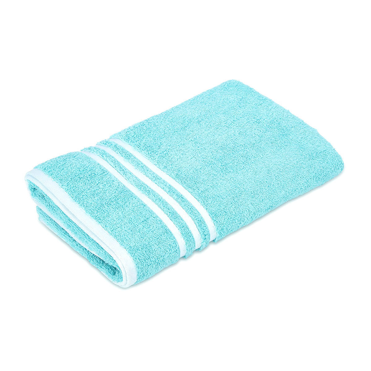 Layers Tuscany 100% Cotton 380 GSM Blue Solid Bath Towel