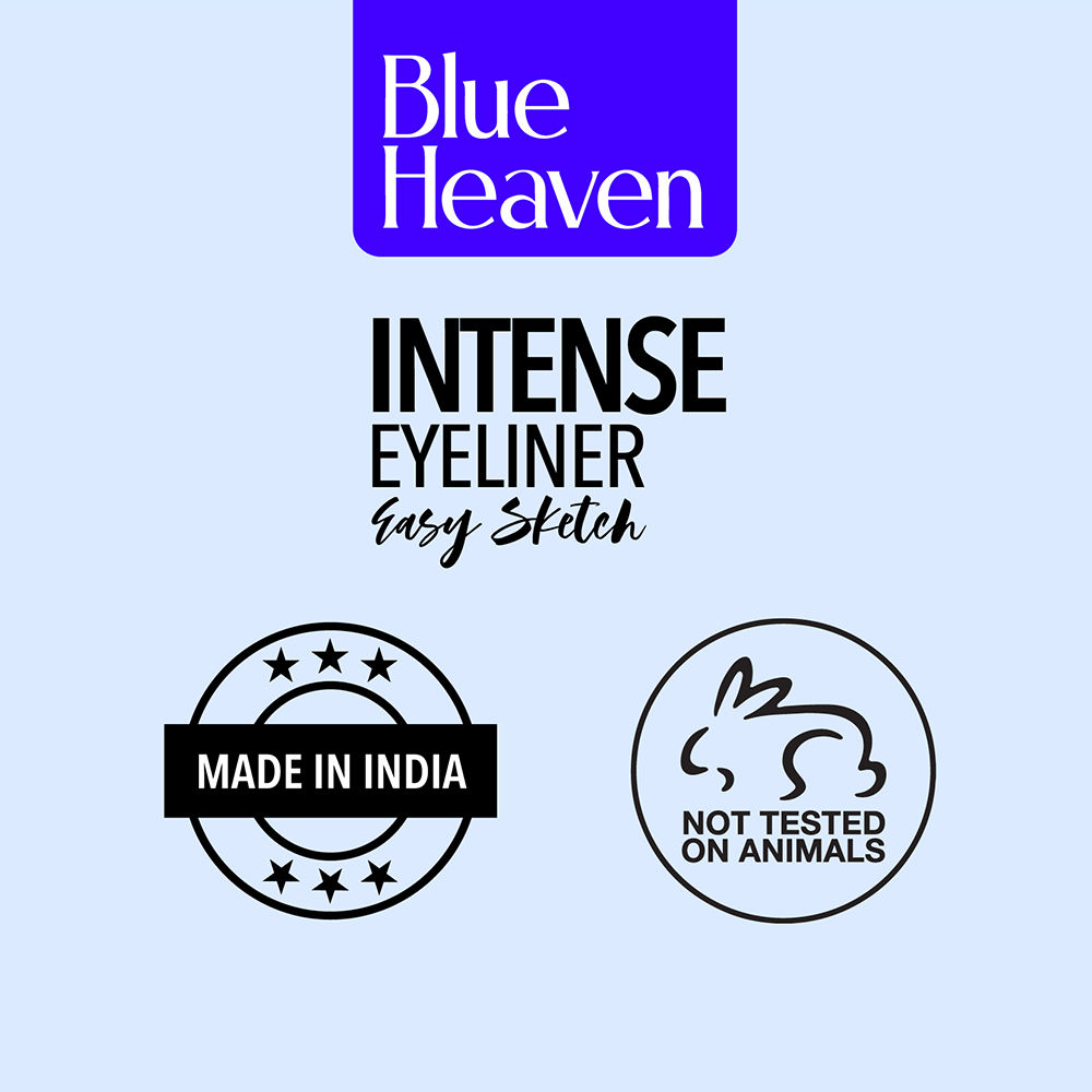 Blue Heaven Intense Easy Sketch Eyeliner - Extreme Black: Buy Blue