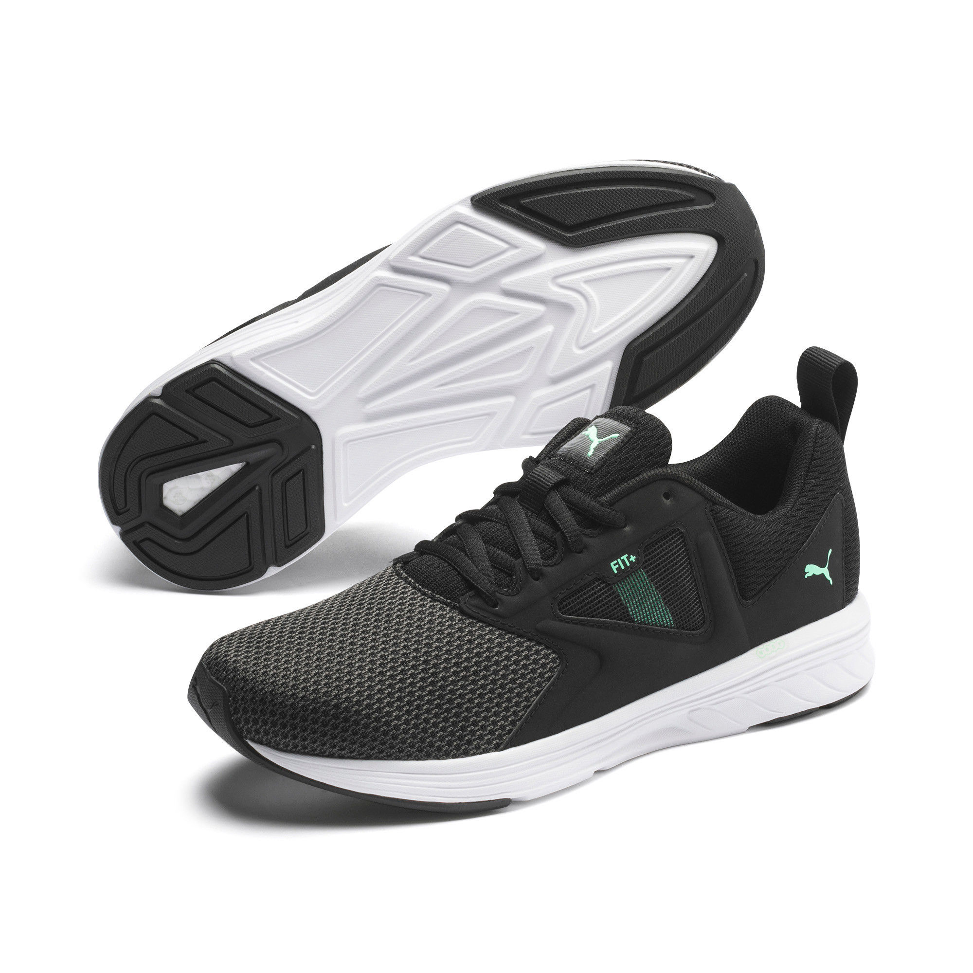 Puma NRGY Asteroid Running Black Shoes 