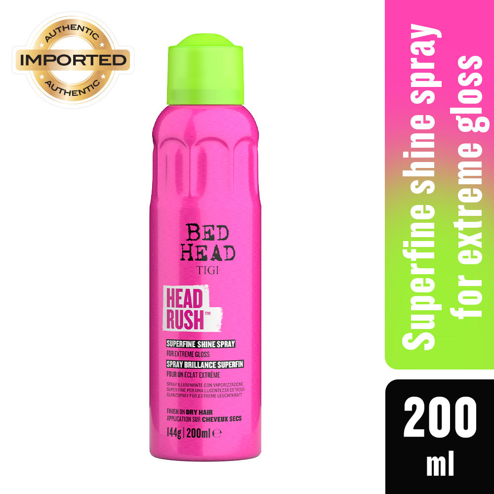 TIGI BED HEAD HEAD RUSH  ベッドヘッド　ヘッドラッシュ Headrush Shine Hair Spray for Smooth Shiny Hair | Bed Head
