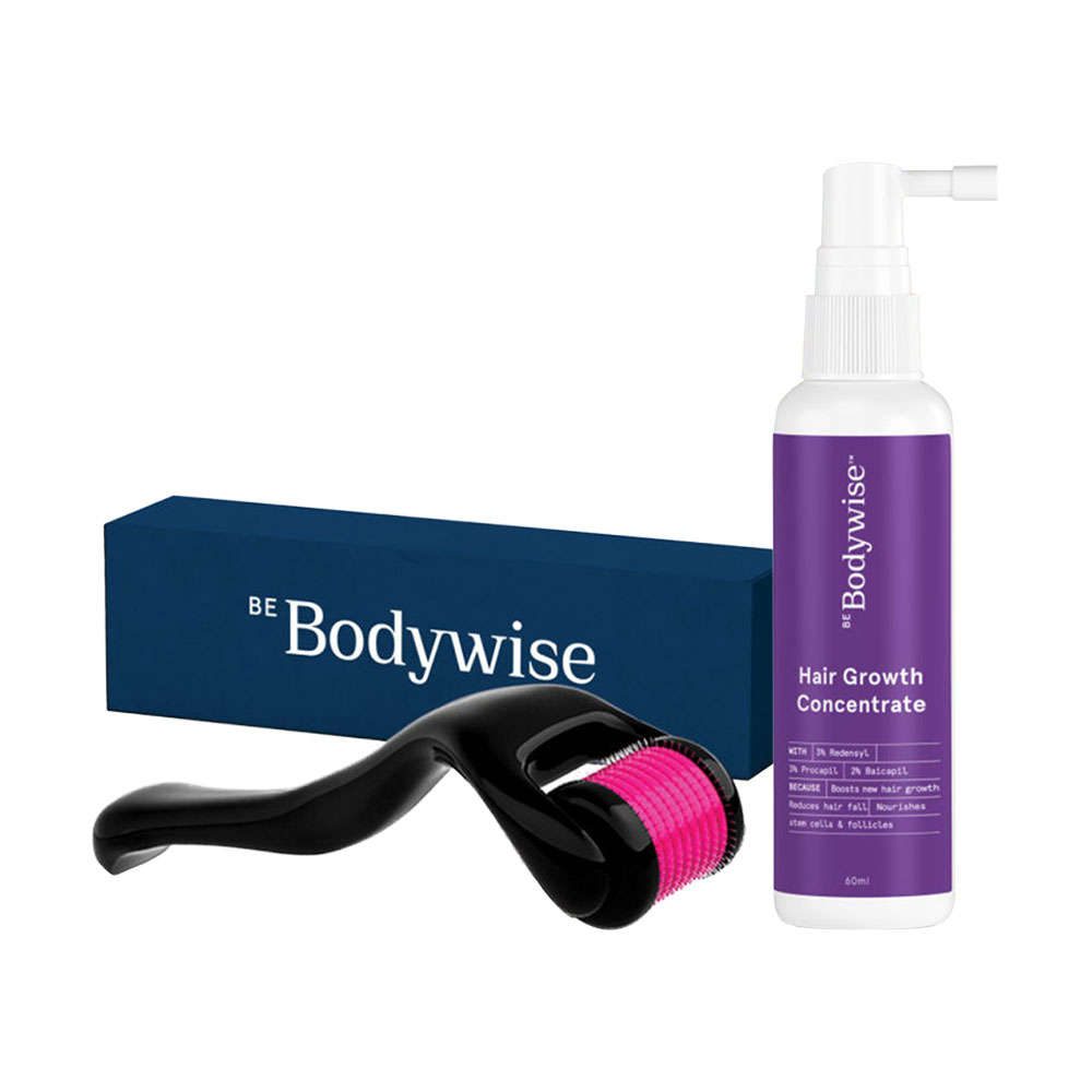 Be Bodywise Hair Vitaliser Pack (3 Redensyl Hair Growth Serum & 0.5 Mm