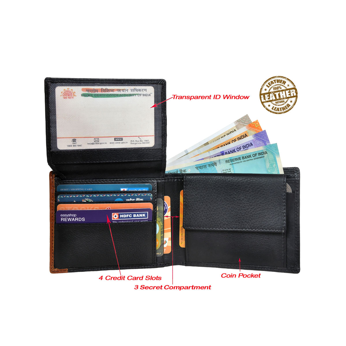 Buy Allen Cooper Leather Wallets For Men Online