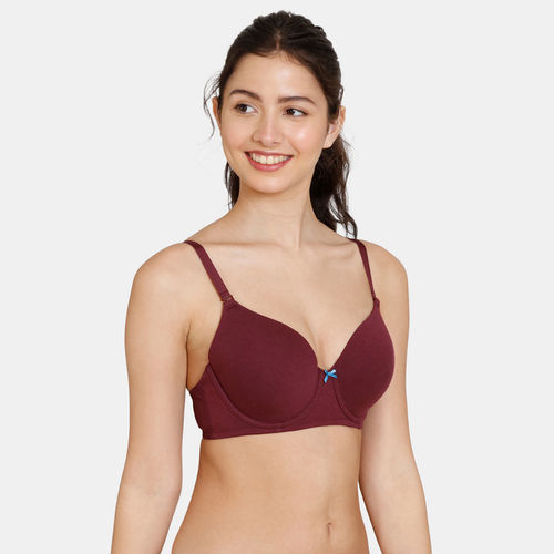 Buy Zivame Beautiful Basics Padded Non Wired 3/4th Coverage