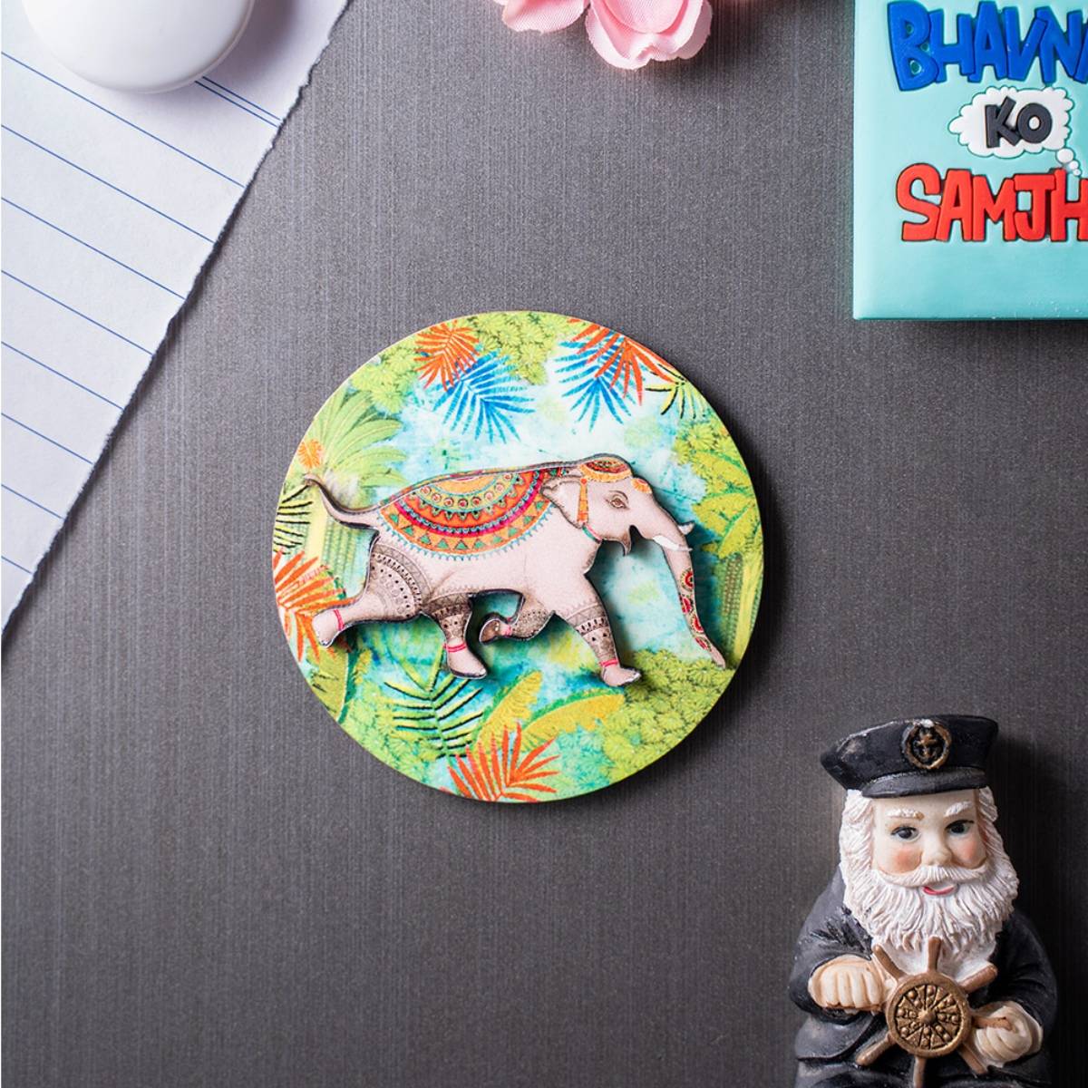 KOLOROBIA Elephant 3d Magnets