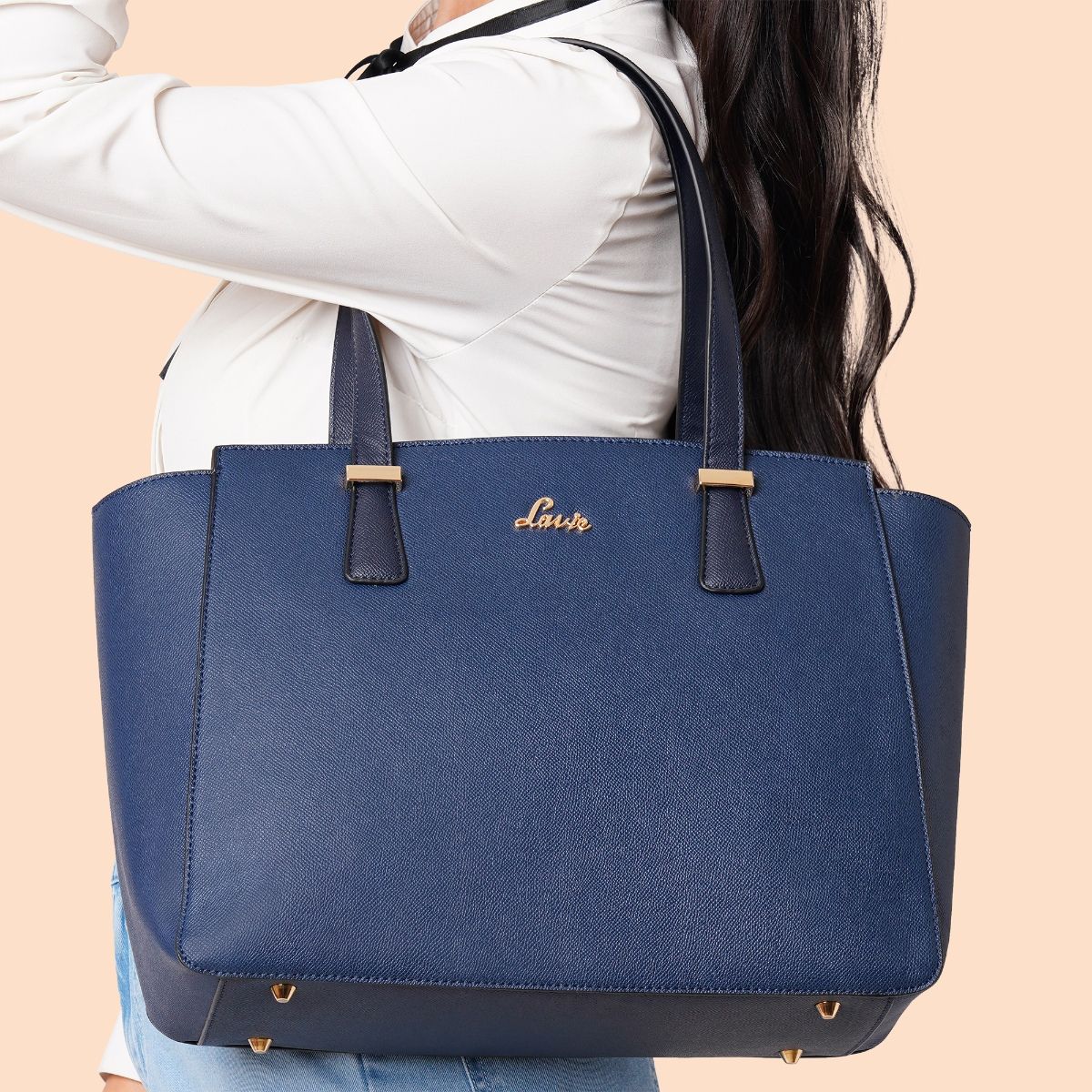 Lavie JOELLE Women's Tote bag (MT BLUE) : .in: Fashion
