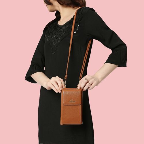 Buy LAVIE Women Brown Satchel Tan Online @ Best Price in India