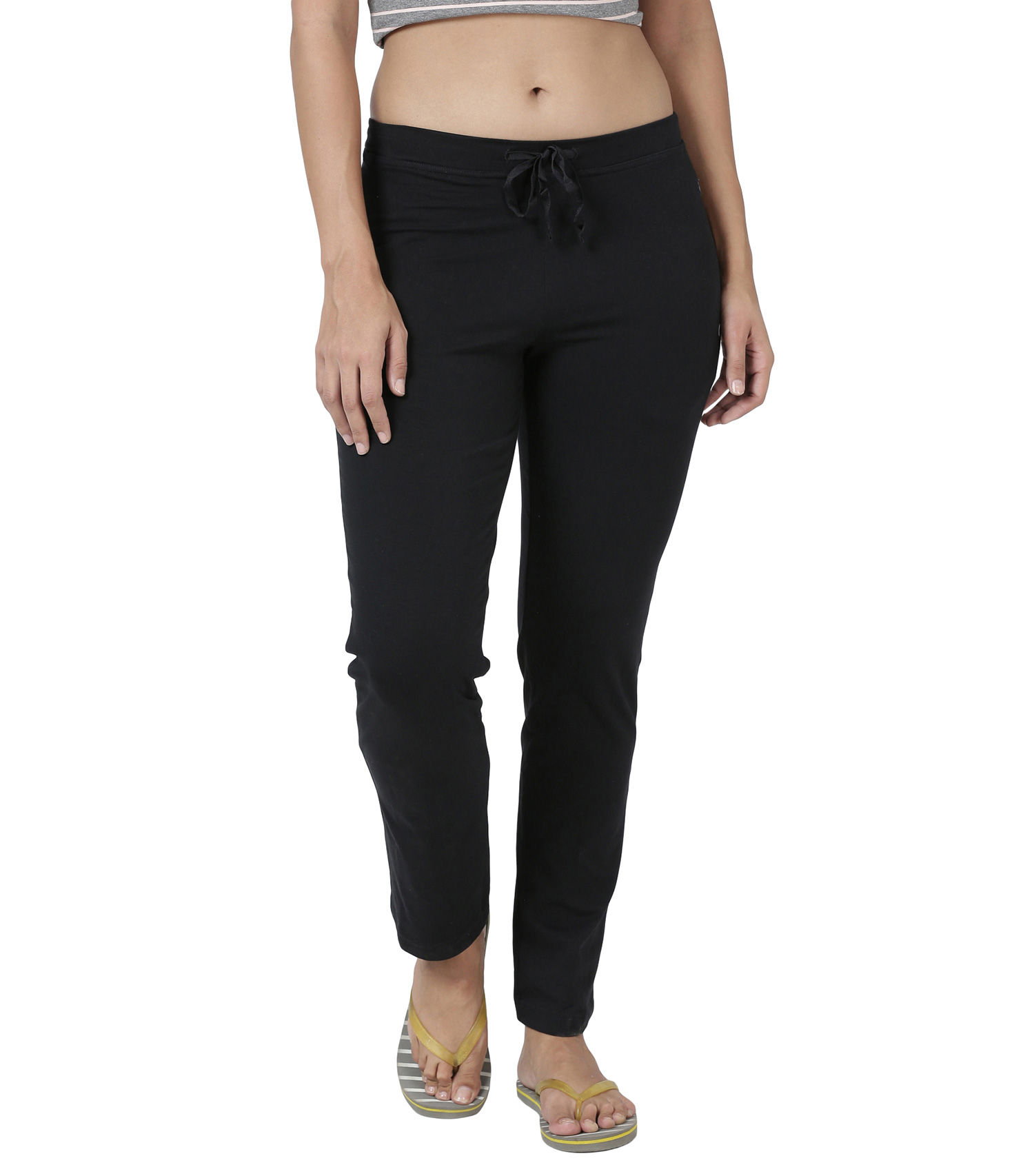 Enamor Essentials E014 Women's Cotton Lounge Pants - Jet Black (XXL ...