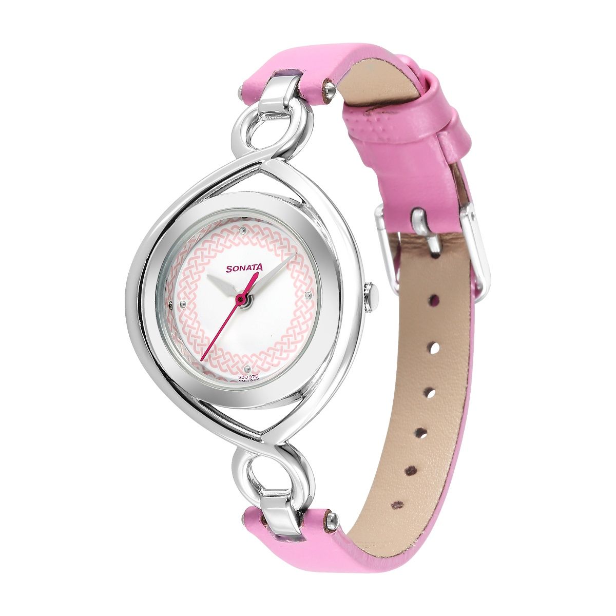 Buy Sonata Alloys 8163sl01 Pink Dial Analog Watch For Women Online