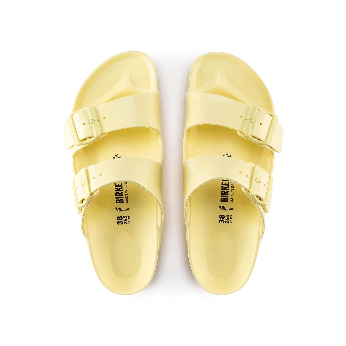 birkenstocks arizona yellow