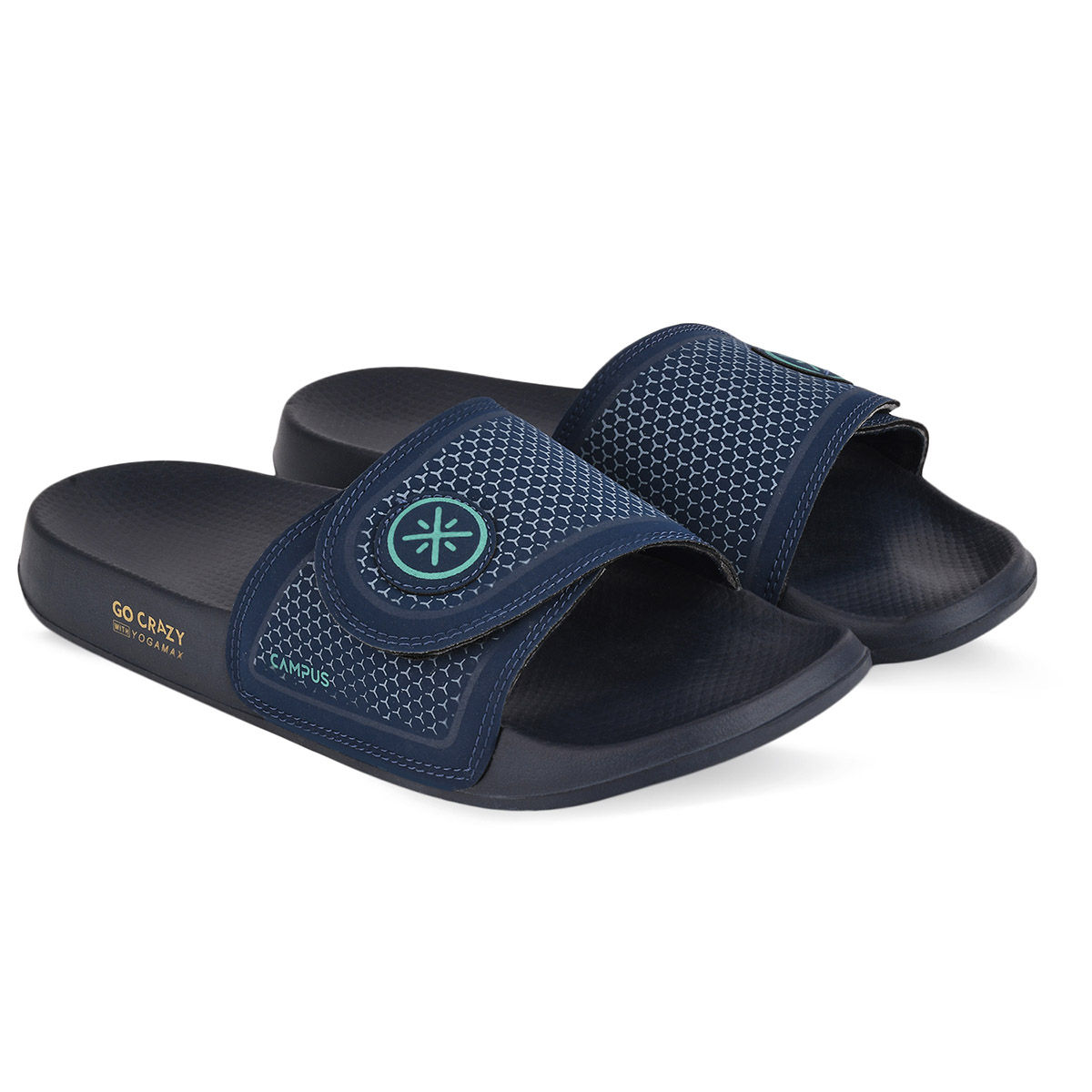 Buy Campus Sl 407a Navy Mens Sliders Online