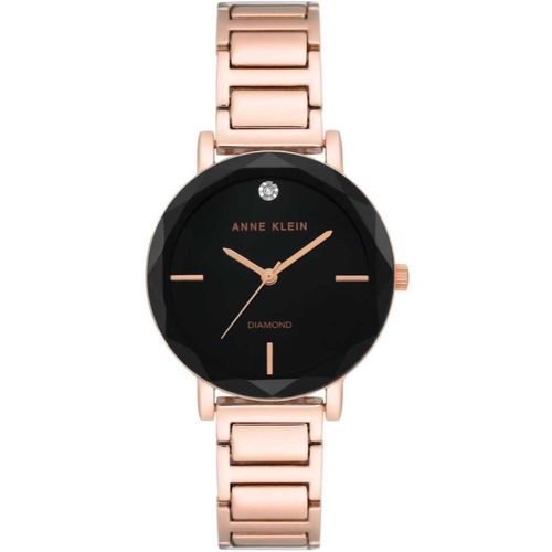 Buy Anne Klein AK3278BKRG Black Dial Analog Watch For Women Online