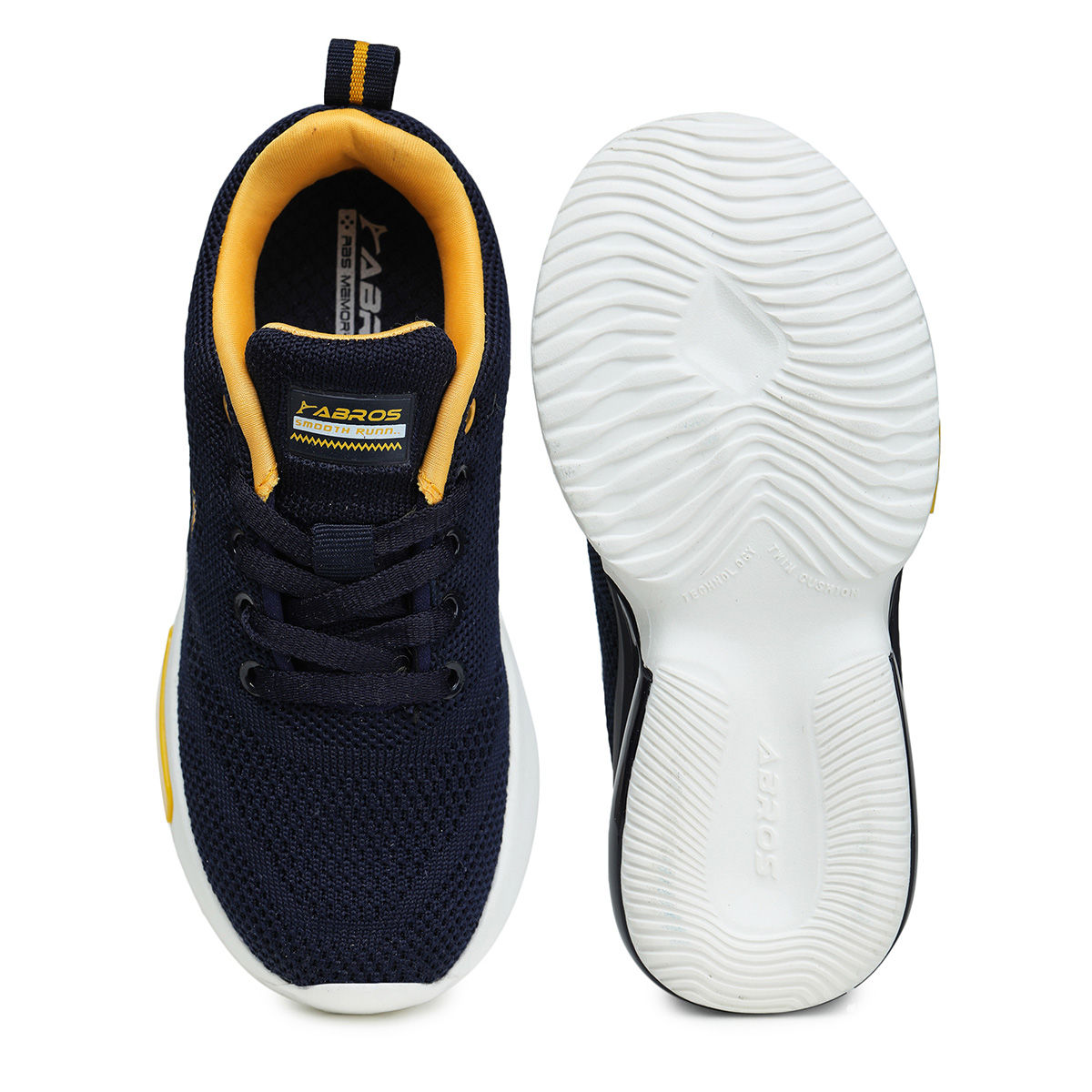 ABROS Navy and Mustard Kids Shoe: Buy ABROS Navy and Mustard Kids Shoe ...