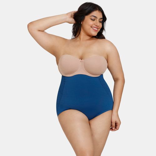 Buy Zivame All Day Light Weight Shaping Bodysuit with Legs for Women -  Poseidon Blue at