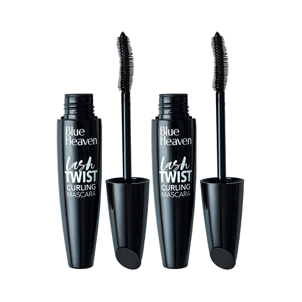 Blue Heaven Lash Twist Curling Black Mascara - Pack Of 2