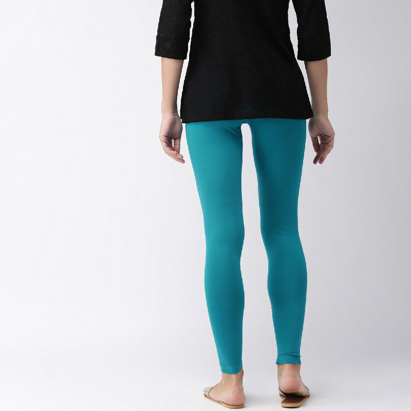 Buy TRASA Women's Cotton Slim Fit Churidar Leggings - Navy Blue - L Online  at Best Prices in India - JioMart.