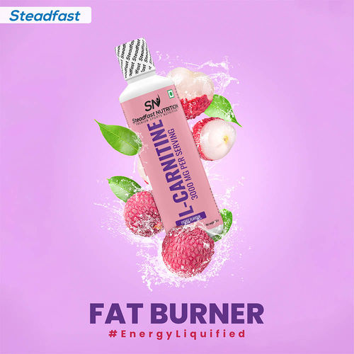 Buy Steadfast NUTRITION L-Carnitine Liquid Supplement With Vitamin B5 -  Lychee Flavour Online