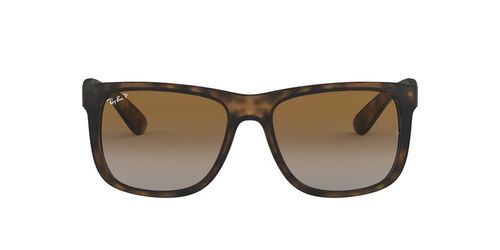 Buy Ray-Ban 0RB4165 Brown Polarized Justin Wayfarer (54 mm) Online