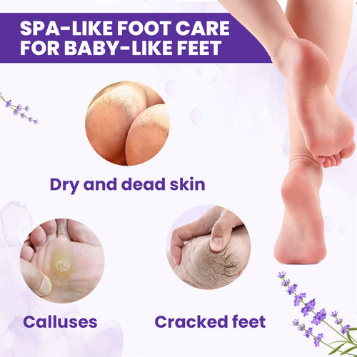 Buy Azah Exfoliating Foot Mask for Cracked Feet Lavender (Pack