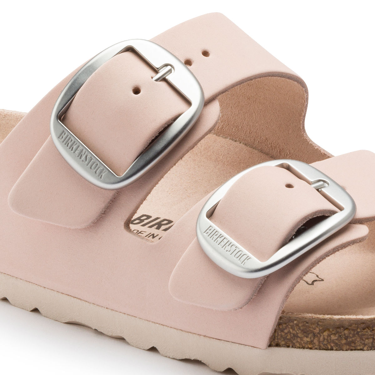 birkenstock arizona big buckle pink