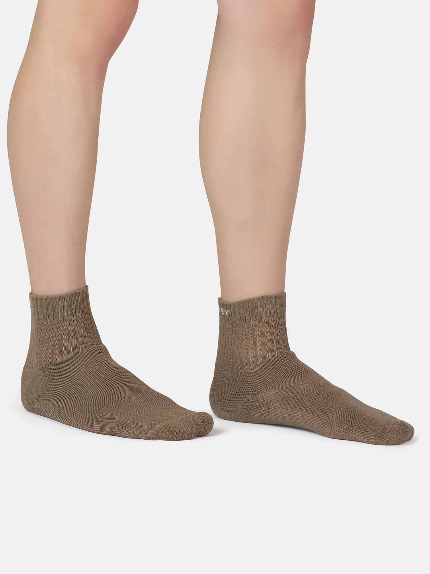 Buy Jockey 7036 Men Compact Cotton Terry Ankle Length Socks