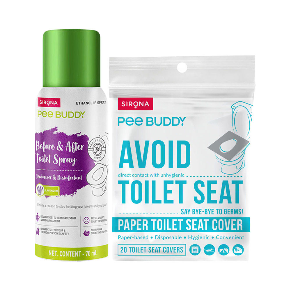 Peebuddy Disposable Toilet Seat Covers With Lavender Spritz Toilet