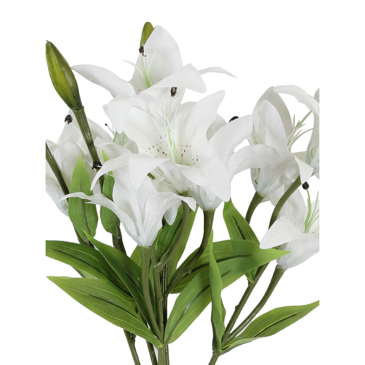 Fourwalls Artificial Real Touch Lily Flower Bunch for Home Decor (5 ...