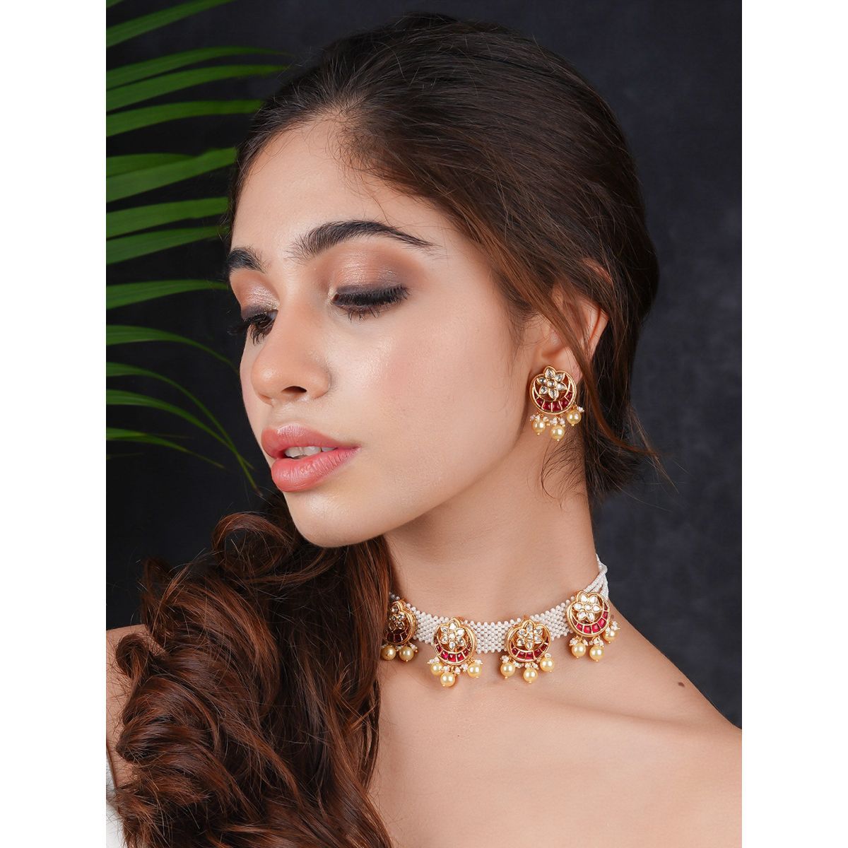 Buy HER MAJESTY GOLD PLATED HEAD CHAIN for Women Online in India