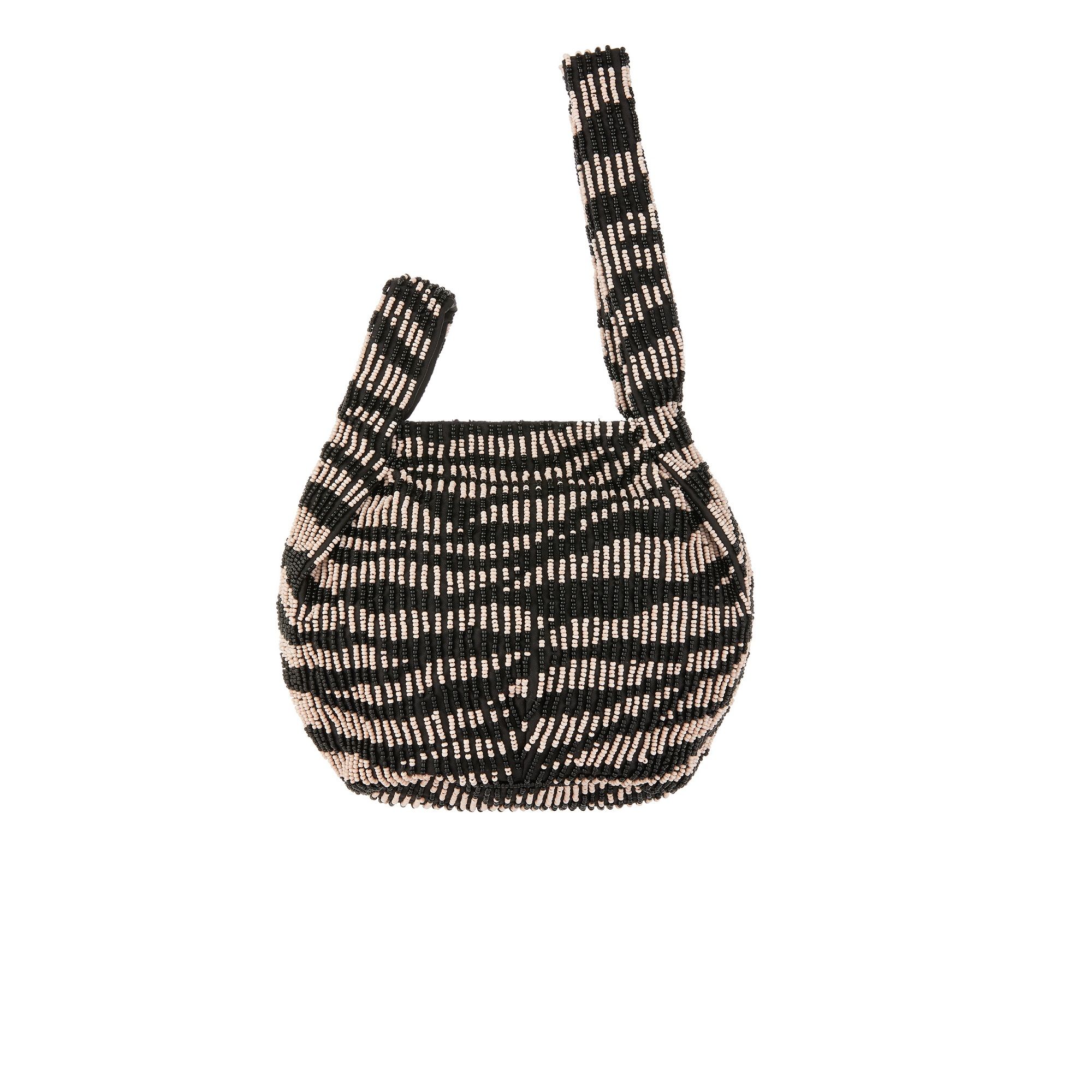 Buy Accessorize London Zebra Beaded Clutch Bag Online