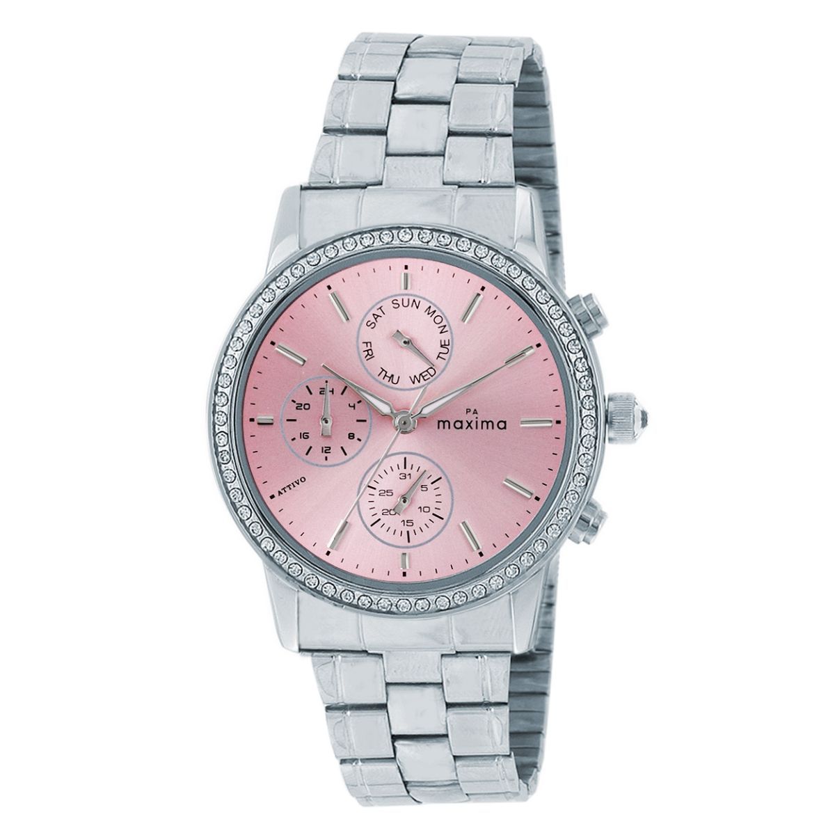 Buy PA maxima 58451CMLI Pink Dial Analog Watch For Women Online