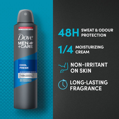 Dove Men Care Cool Fresh Dry Spray Antiperspirant Deodorant