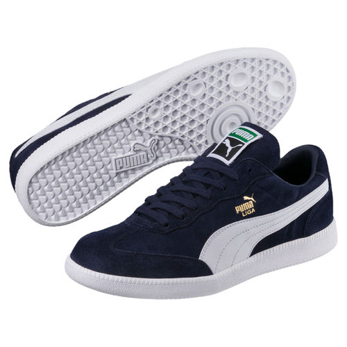 Buy Puma Liga Suede Peacoat- White Sneaker (4) Online