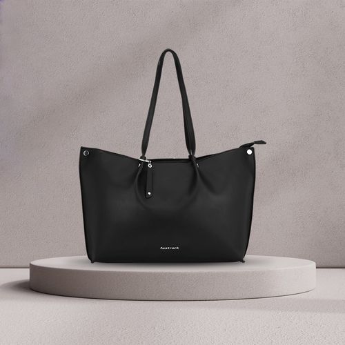 Longchamp Black Le Pliage Leather Tote Bag, Best Price and Reviews